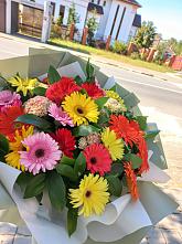 Букет цветов из:  Герберы #REPLACE_PRED# Поныри