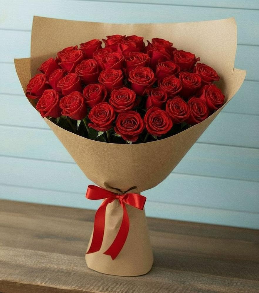 Букет Красные розы Милано в Поныри