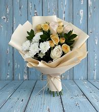 Букет цветов из:  Розы и Хризантемы в Поныри