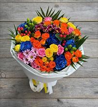 Букет цветов из:  Розы и Хризантемы в Поныри