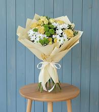 Букет цветов из:  Хризантемы и Розы #REPLACE_PRED# Поныри