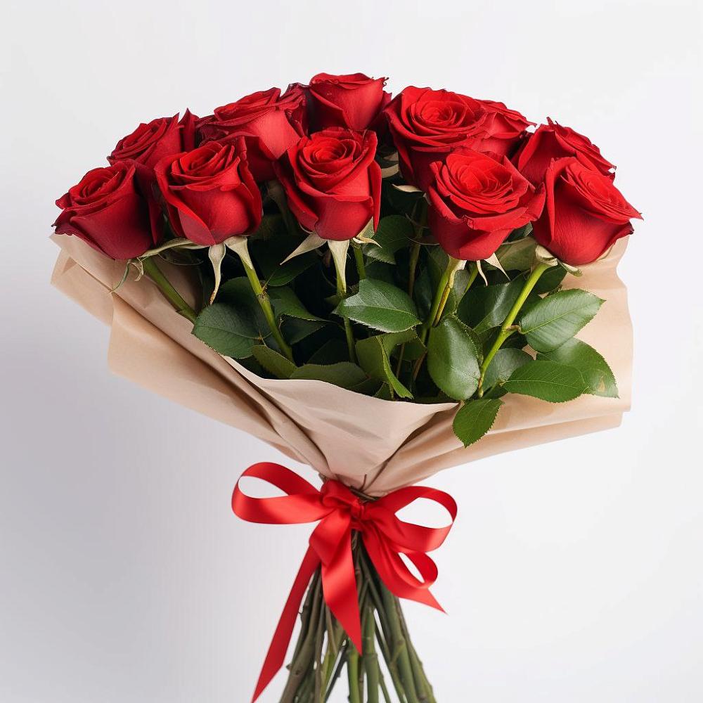 Букет 11 Красных роз Эдлесс Лав в Поныри